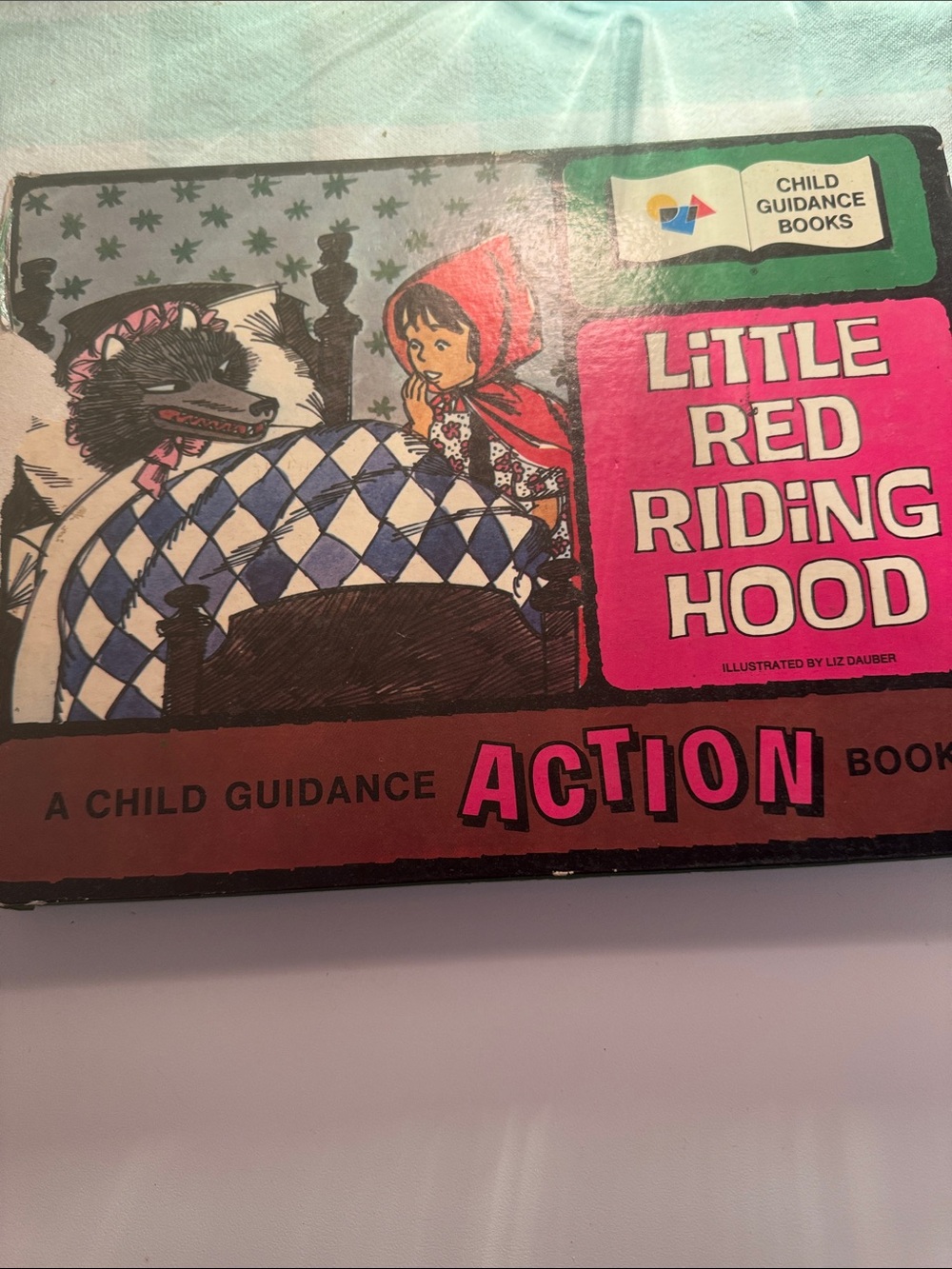 Little Red Riding Hood, a vintage interactive children's hardcover book